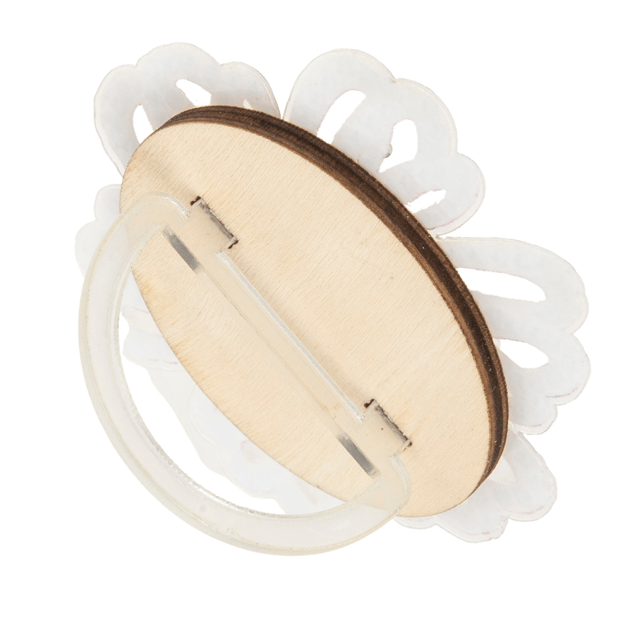 Crystal Art Napkin Ring Set 3