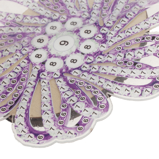 Crystal Art Napkin Ring Set 4