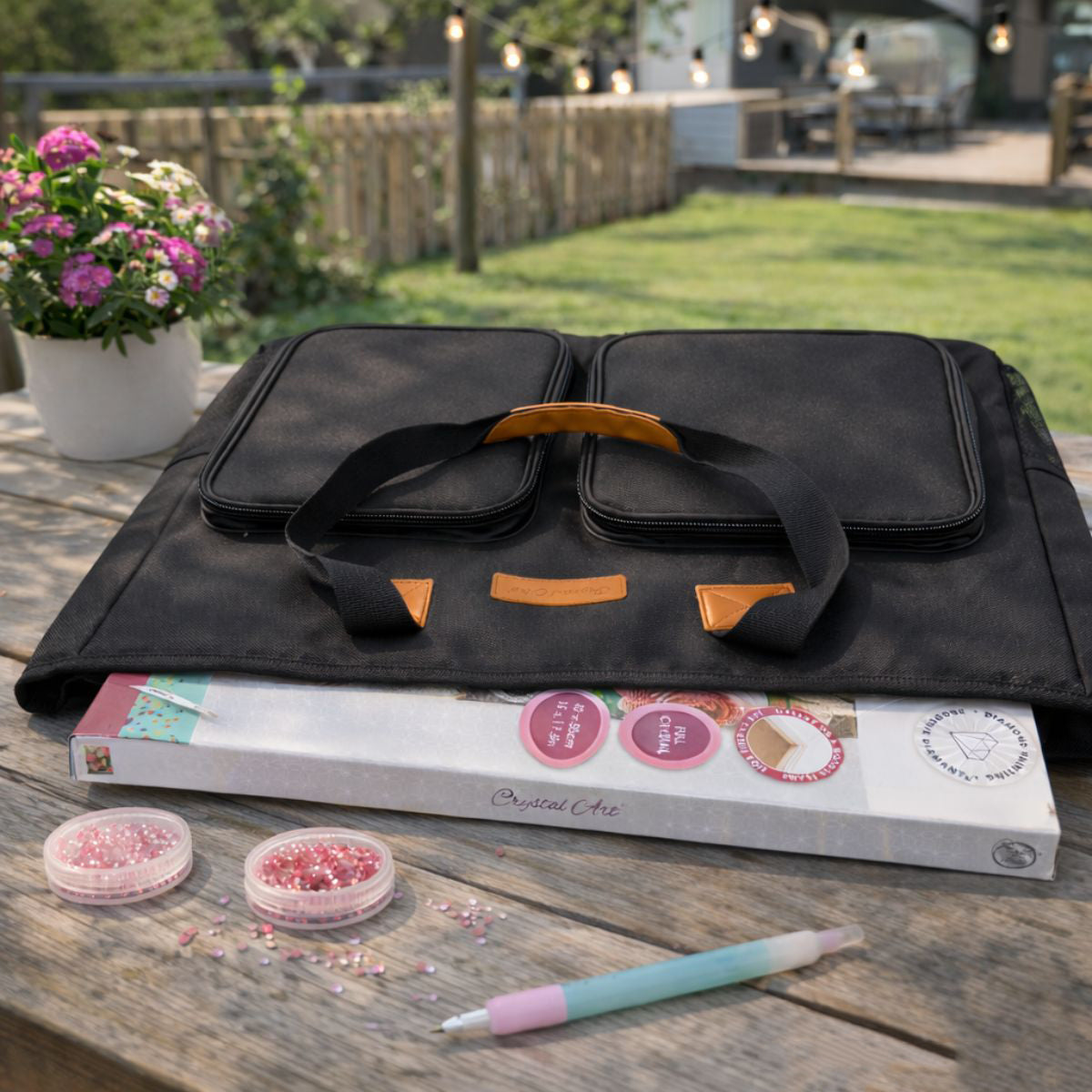 Diamond painting storage bag lifestyle