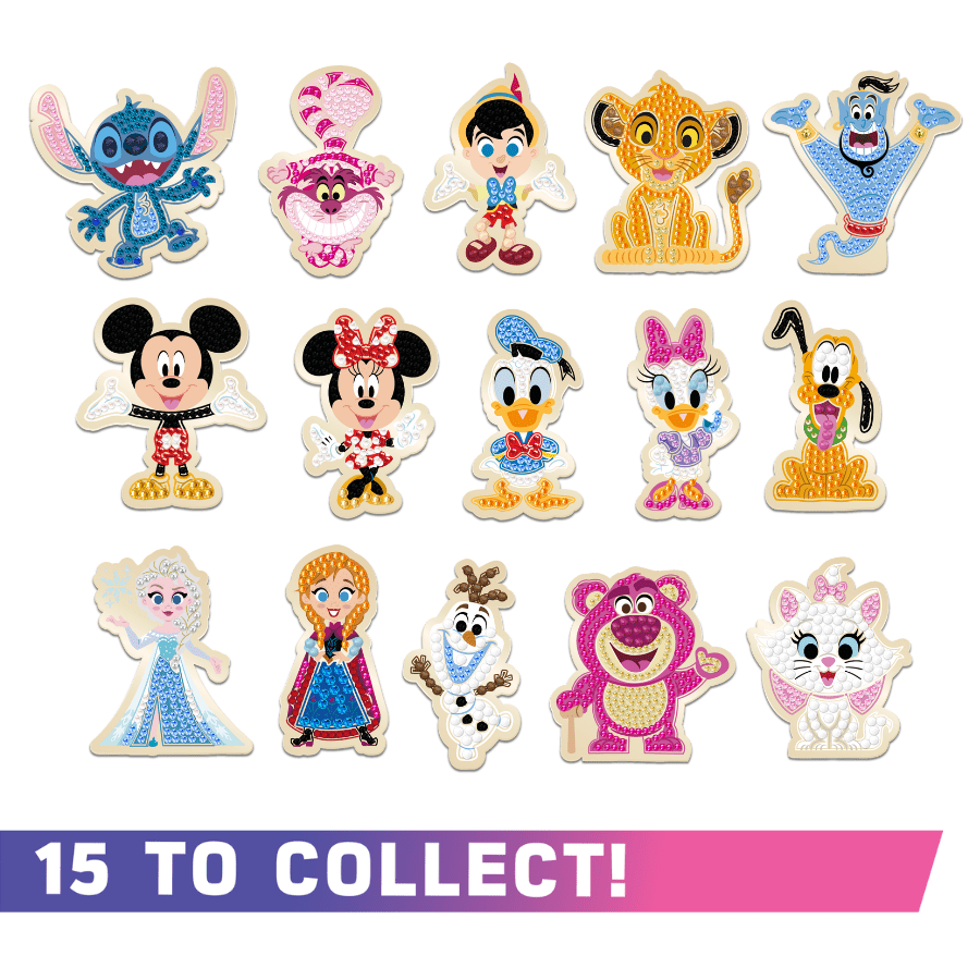 Disney Crystal Art Pin Badge - Blind Bag