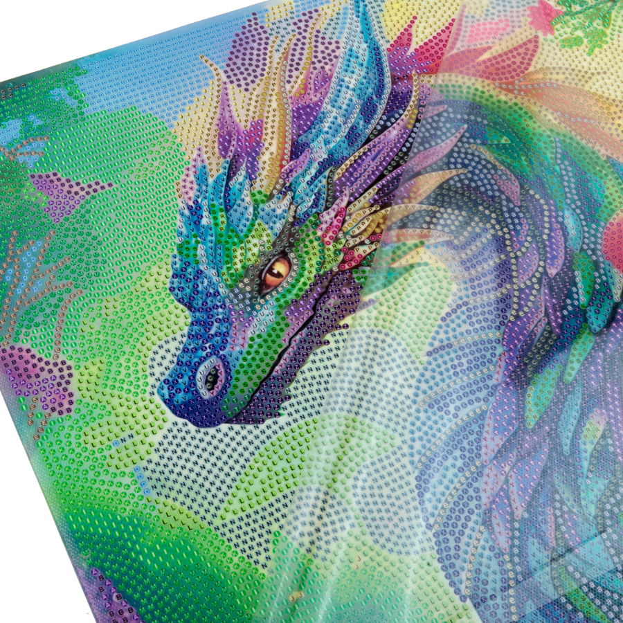 Dragon Crystal Art Canvas Kit 40x50cm