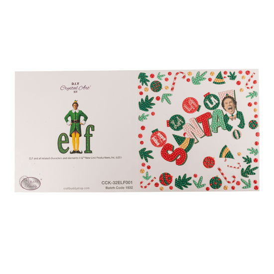 Elf Crystal Art Card 18x18 card