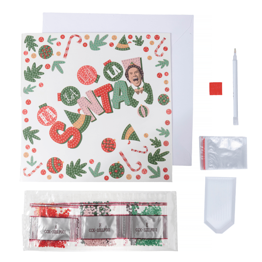 Elf Crystal Art Card 18x18 contents