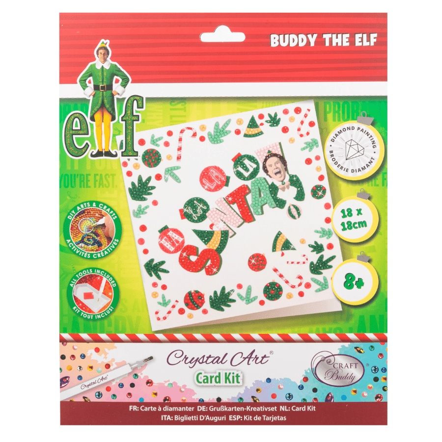 Elf Crystal Art Card 18x18 pack