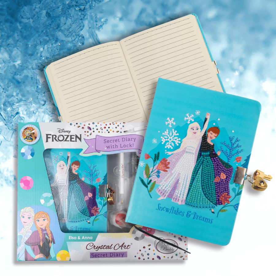 Elsa & Anna Crystal Art Secret Diary Disney