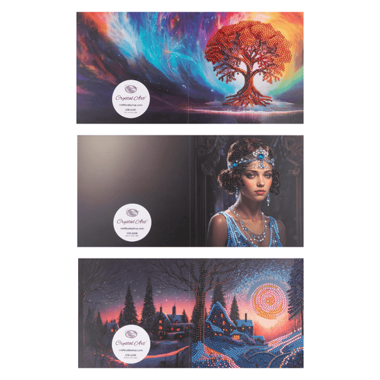 Enchanted Collection Set Crystal Art Cards 11