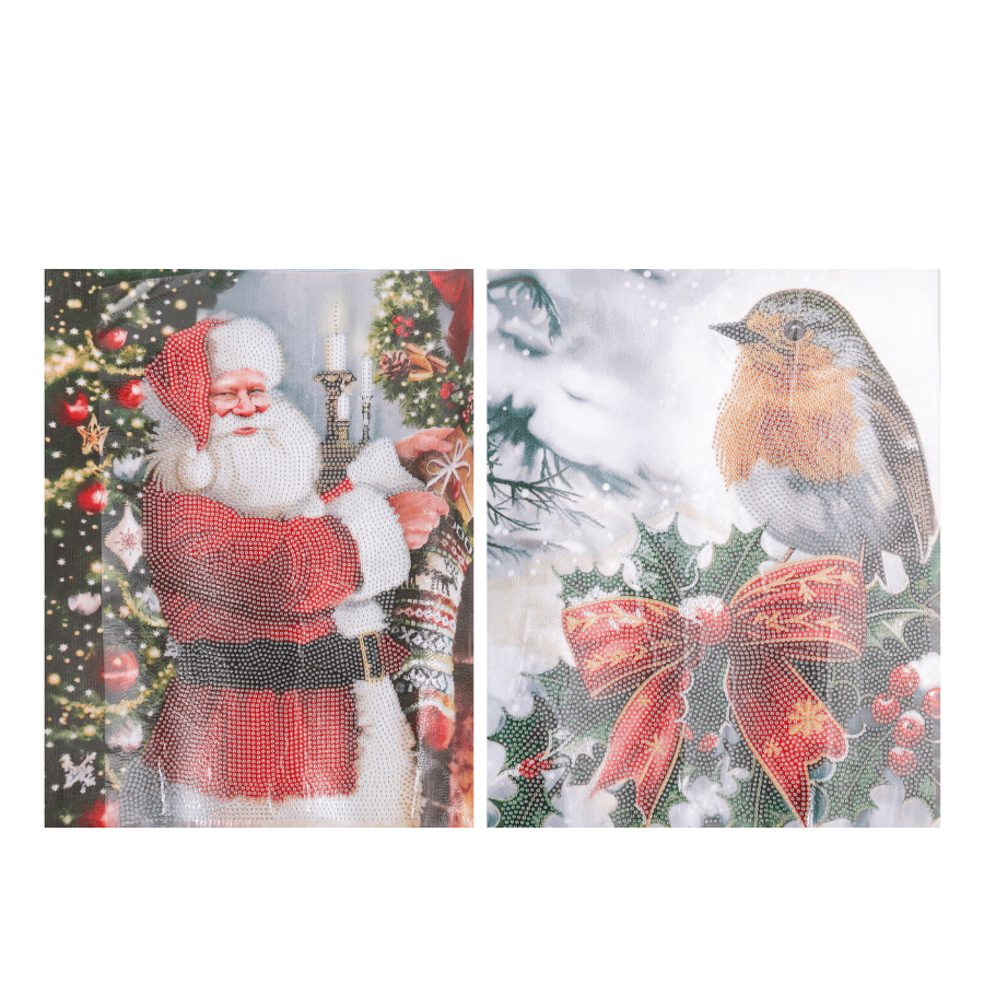 Festive Crystal Art Interchangeable Panel Shopping Bag 10