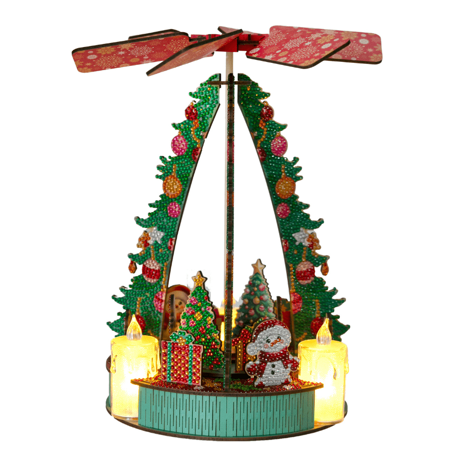 Festive Windmill 3D Crystal Art Decoration Kit 3