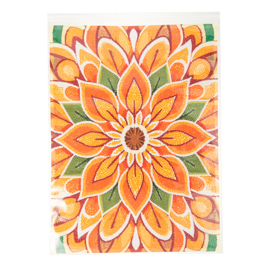 Flower Crystal Art Dinner Placemat Kit design