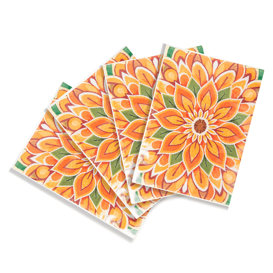 Flower Crystal Art Dinner Placemat Kit set