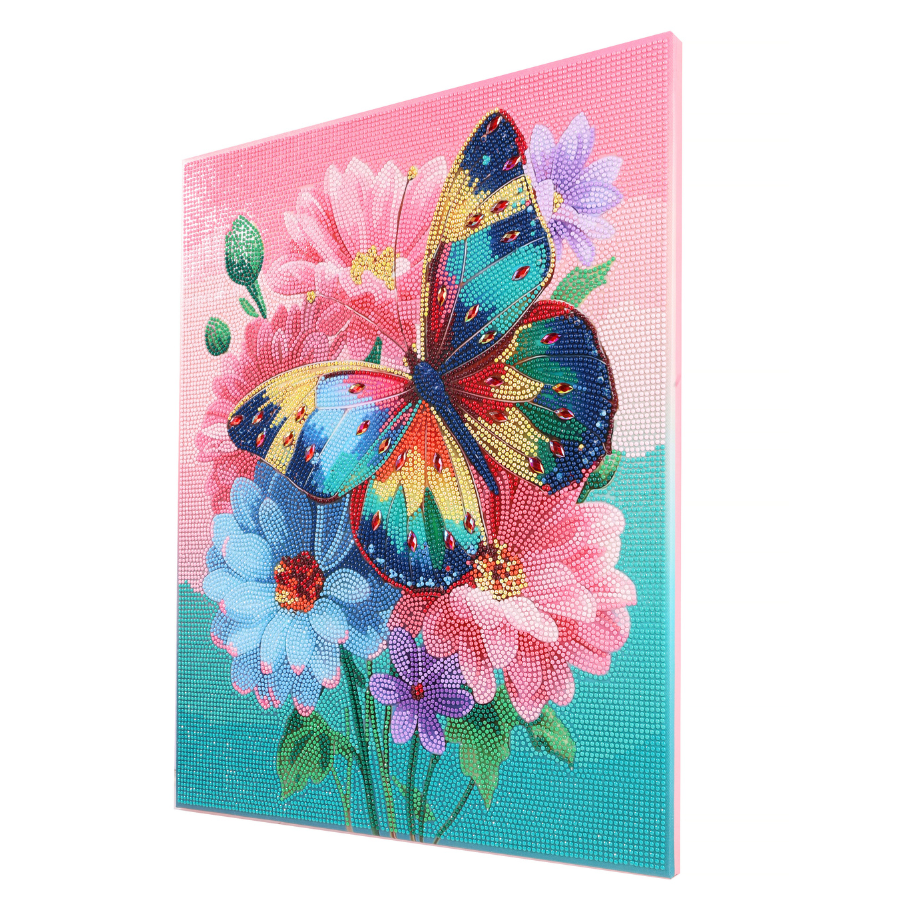 Flutter Pop Crystal Art Framed Canvas Kit 40x50cm