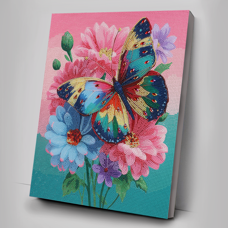 Flutter Pop Crystal Art Framed Canvas Kit 40x50cm