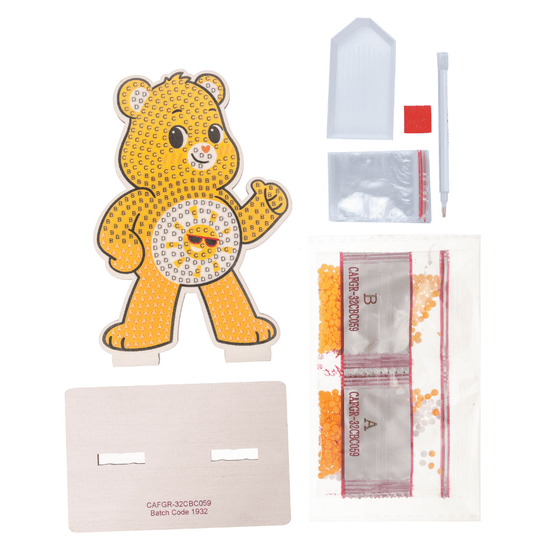 Funshine Bear Crystal Art Buddies Care Bears contents