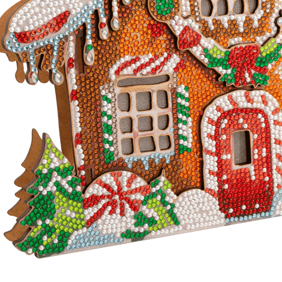 Gingerbread House 3D Crystal Art Decoration Kit