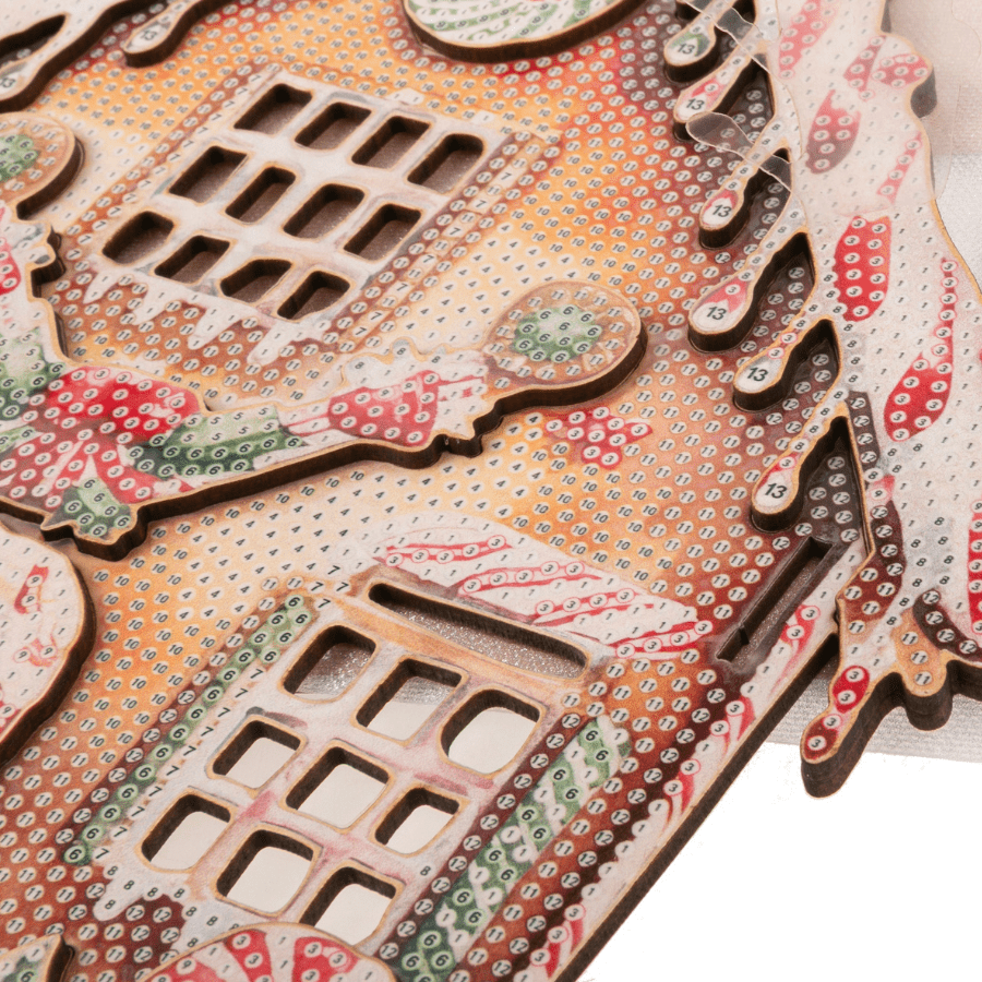 Gingerbread House 3D Crystal Art Decoration Kit