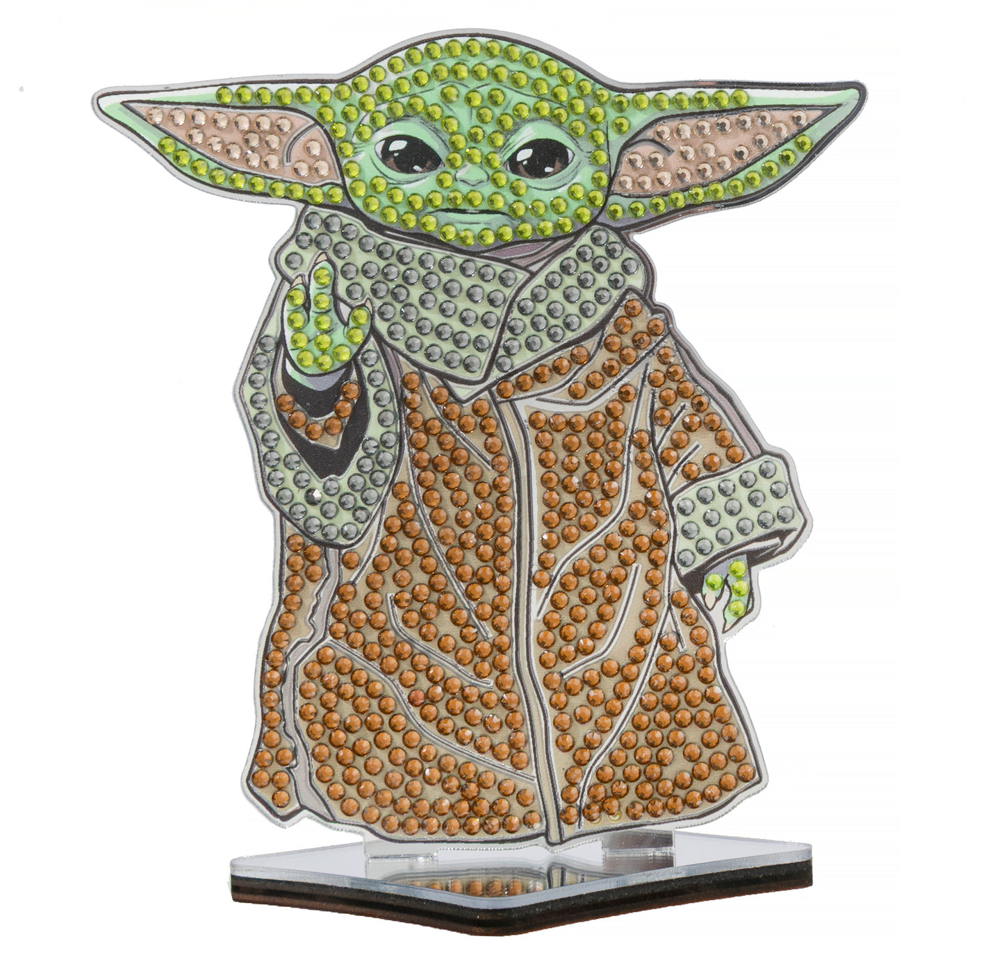 Grogu Crystal Art Mirror Buddies Kit Star Wars 5