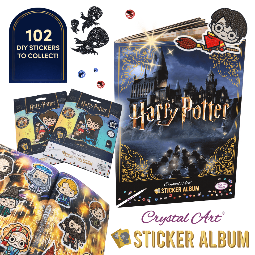 Harry Potter Diamond Art Sticker Album Starter Pack 