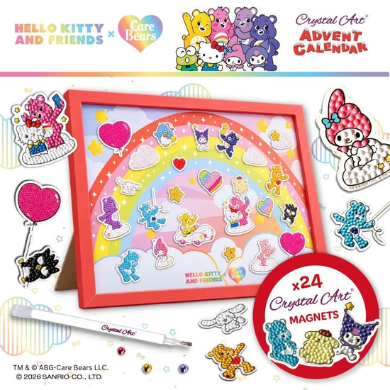 Hello Kitty and Friends x Care Bears Crystal Art® Advent Calendar ...