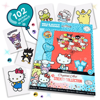 Hello Kitty And Friends Crystal Art Sticker Pack