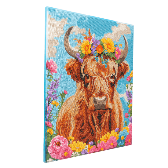 Highland Fun Crystal Art Framed Canvas Kit 40x50cm