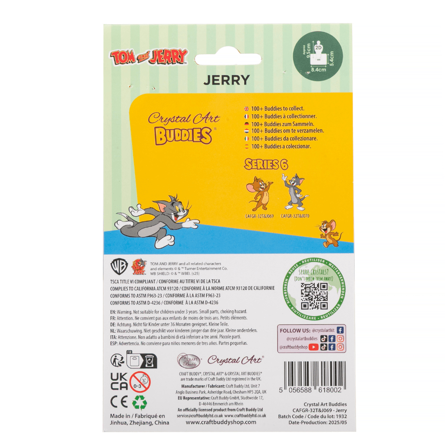 Jerry Crystal Art Buddies Series 6 packback