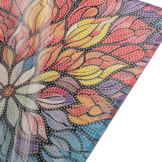 Mandala Crystal Art MDF Tray Set of 2 1