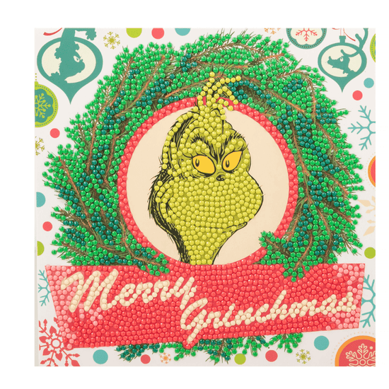 Merry Grinchmas Crystal Art Card 18x18 design