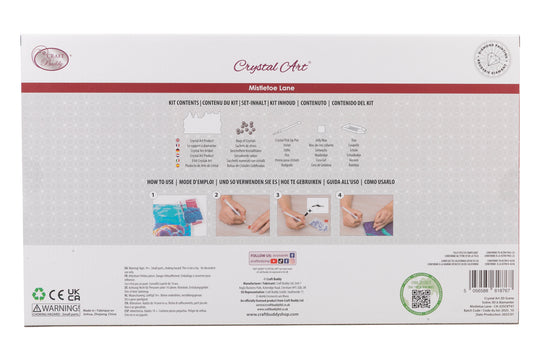 Mistletoe Lane Crystal Art 3D Buildable Scene Kit