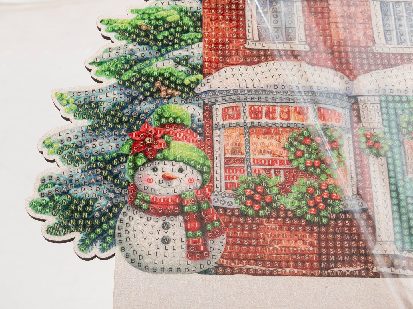 Mistletoe Lane Crystal Art 3D Buildable Scene Kit