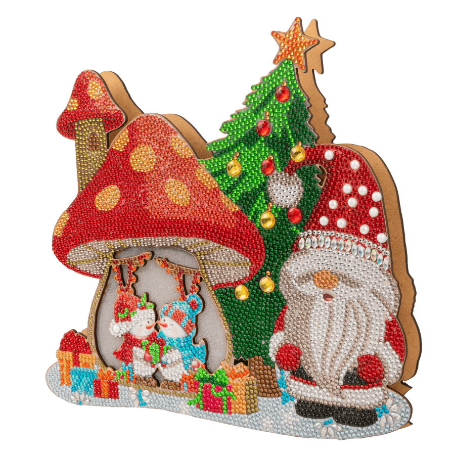 Mushroom House 3D Crystal Art Decoration Kit 7