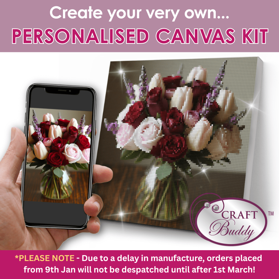 Personalised Crystal Art Canvas Kit