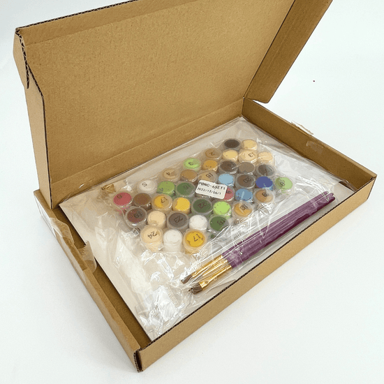 Paint By Numbers Greeting Card Set 6Cards 10