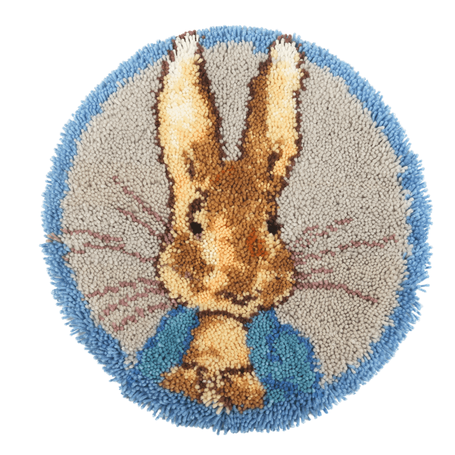 Peter Rabbit Latch Hook Round Rug 50x50 5
