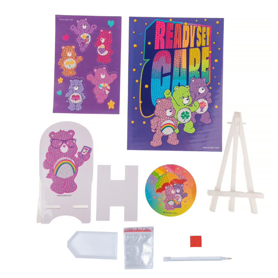 Ready Set Care Crystal Art Mega Activity Set Care Bears – Craft Buddy