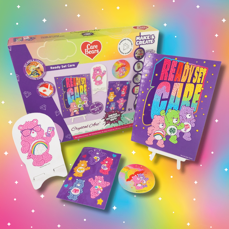 Ready Set Care Crystal Art Mega Activity Set Care Bears 9