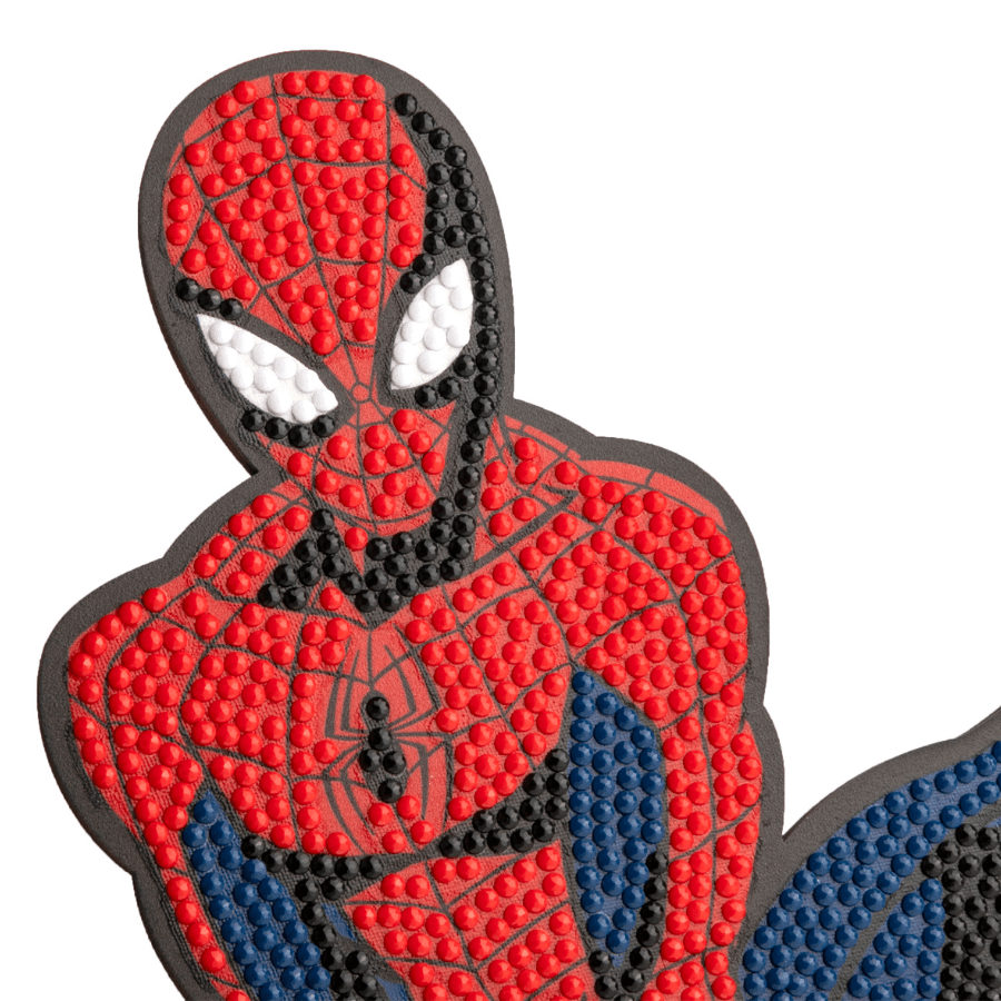 Spiderman Crystal Art Buddies XL MARVEL closeup
