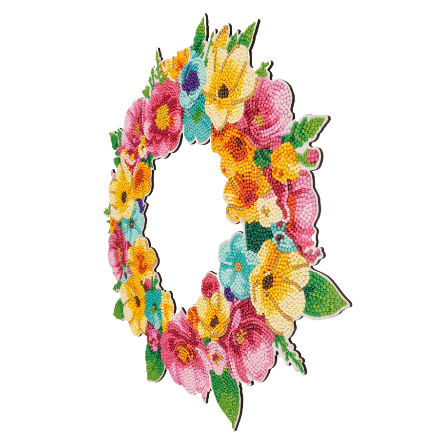 Spring Bright Crystal Art Wreath Kit