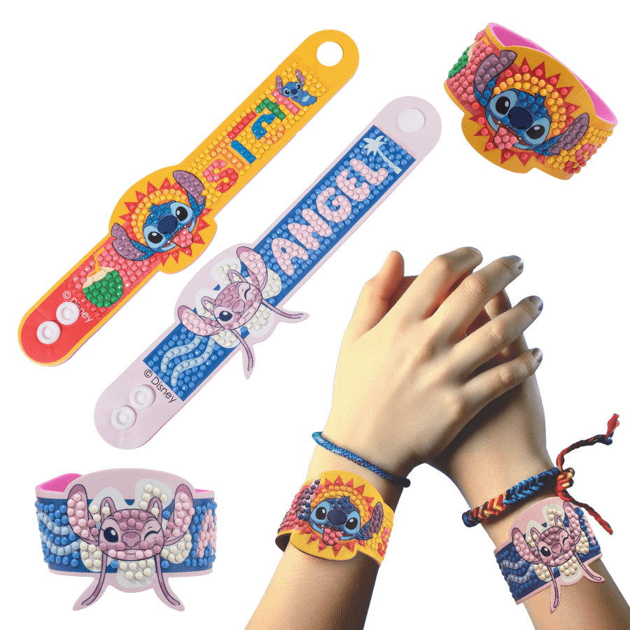 Stitch Angel Crystal Art Friendship Bracelets 8