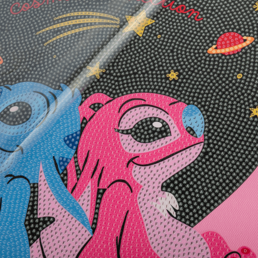 Stitch & Angel Cosmic Connection Crystal Art Canvas Kit 3