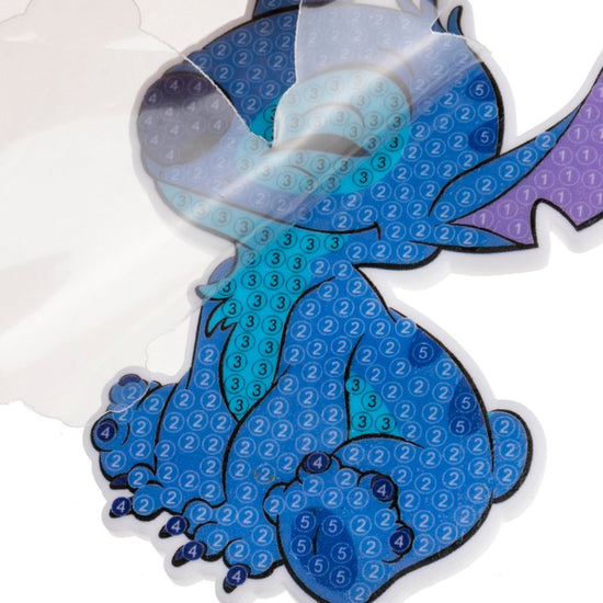 "Stitch" Crystal Art Backpack Charm Kit Disney Before