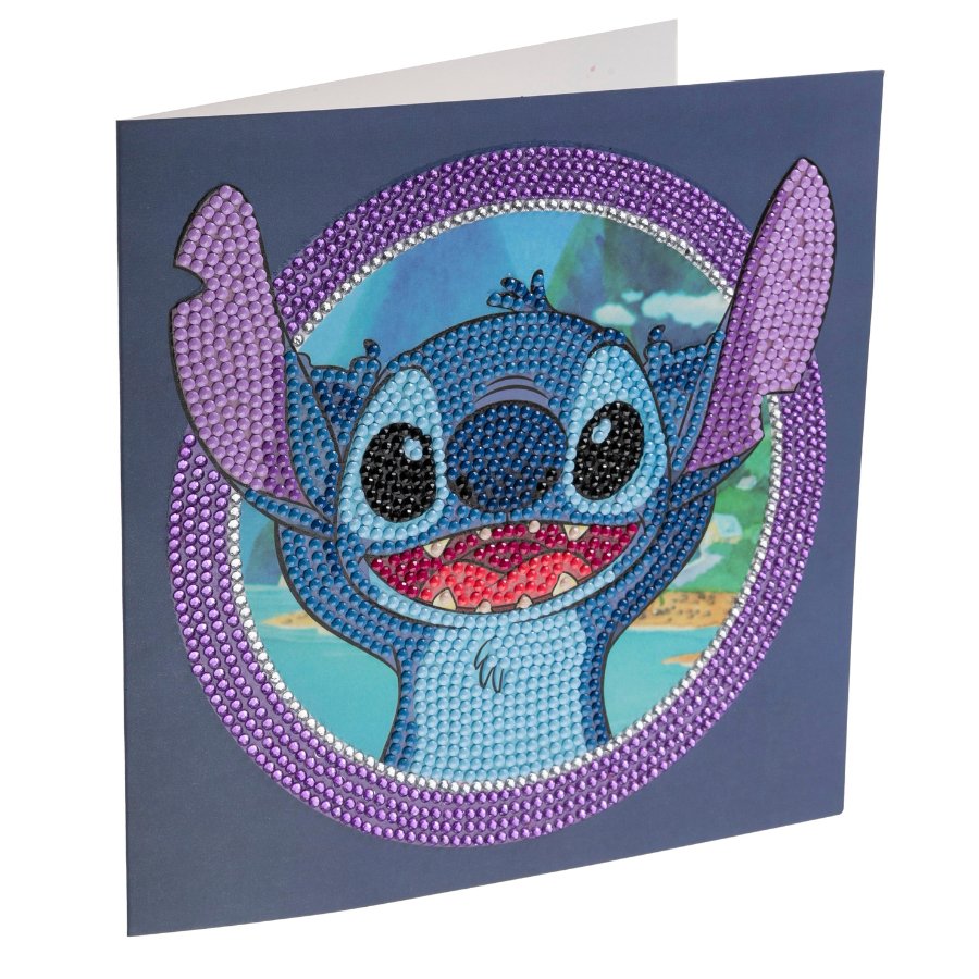 "Stitch" Disney Crystal Art Card Front