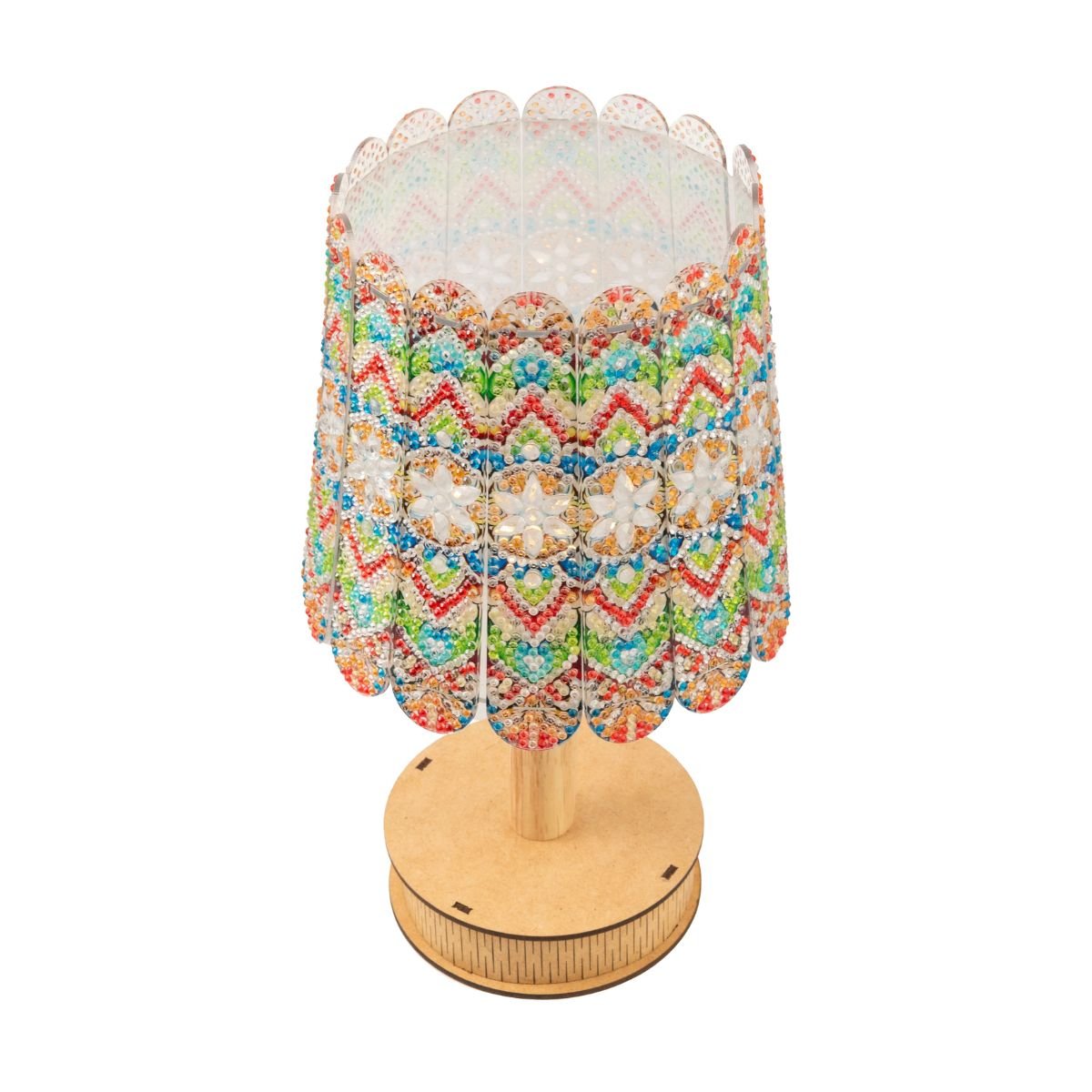 Sunburst mosaic diamond art lamp top