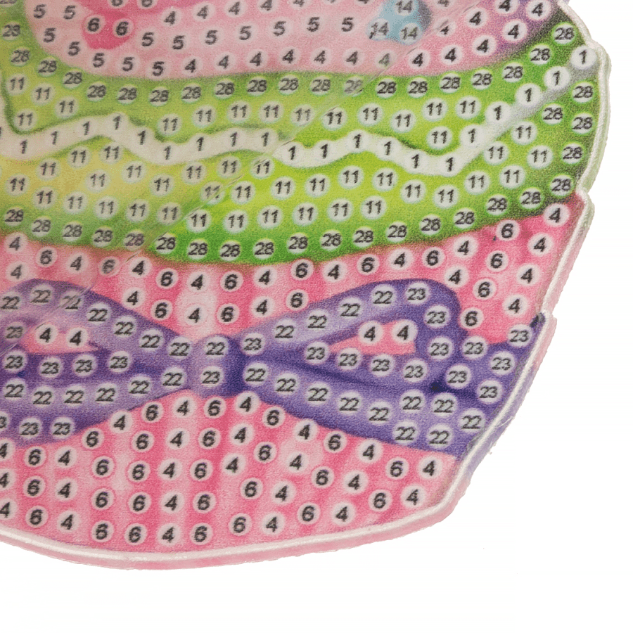 Sweet Flutter Blooms Crystal Art Keyring Kit 3