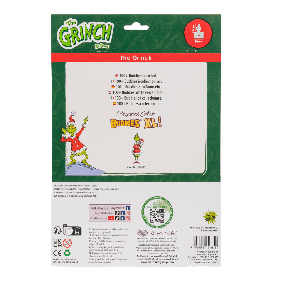 The Grinch Crystal Art Buddies XL 7