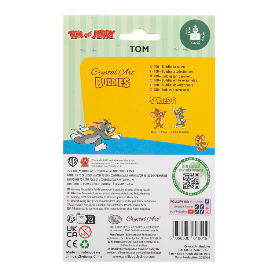 Tom Crystal Art Buddies Series 6 packback