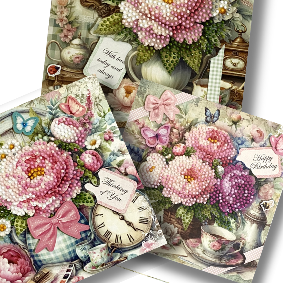 Vintage Summer Collection Card Making Kit x 24 Cards