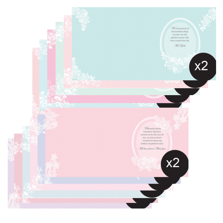 Vintage Summer Collection Card Making Kit x 24 Cards