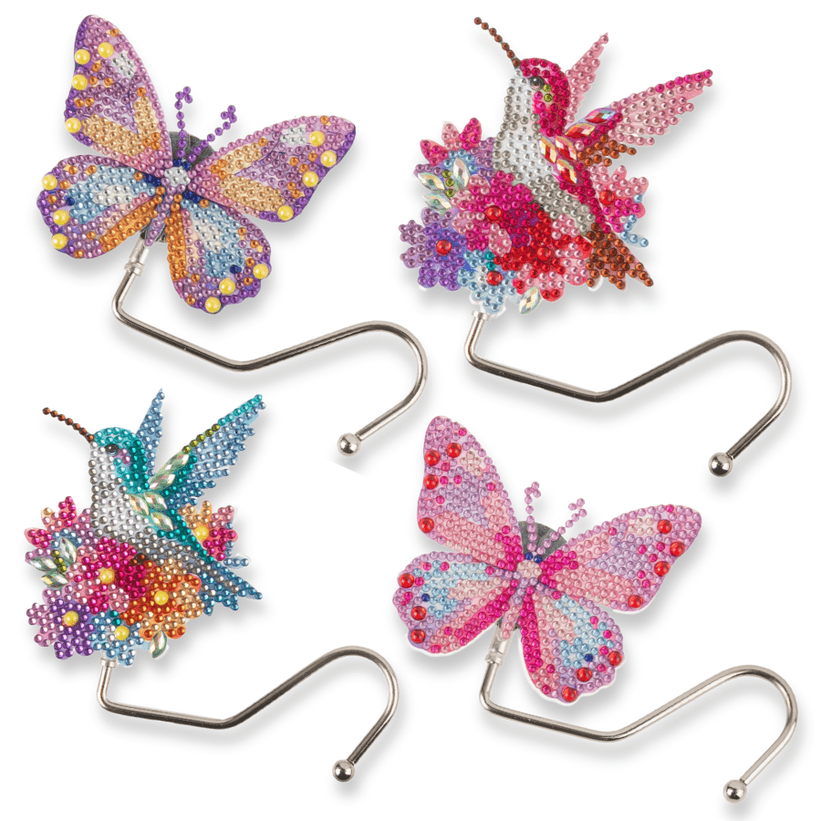 Wondrous Wings Crystal Art Desk Hooks 4