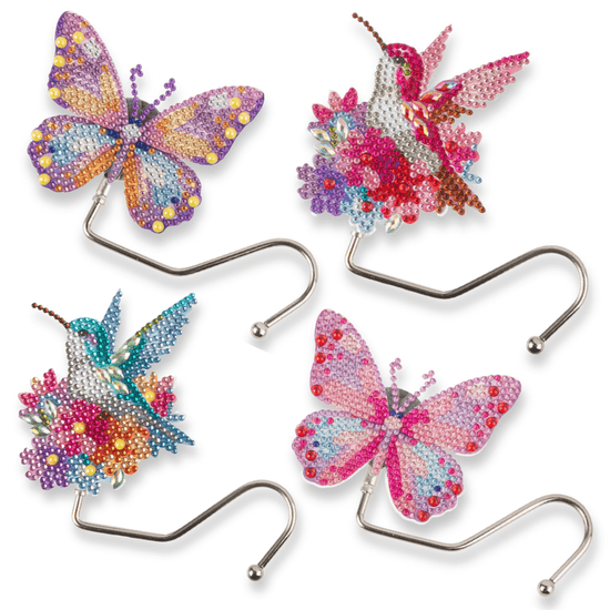 Wondrous Wings Crystal Art Desk Hooks 4
