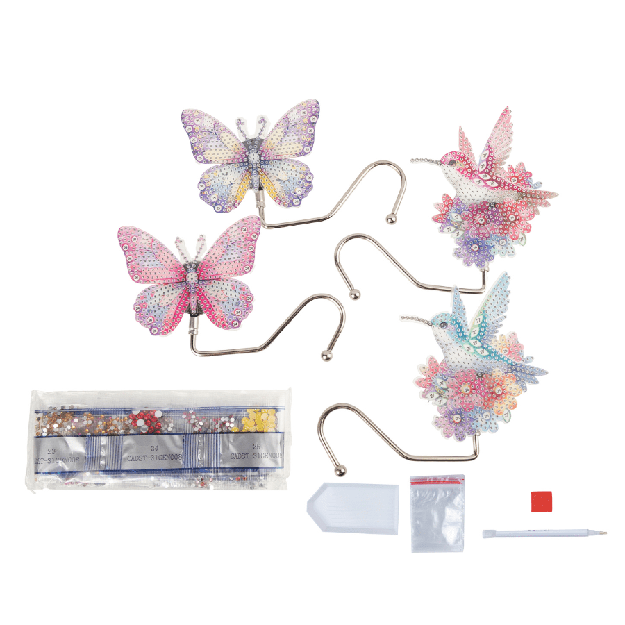 Wondrous Wings Crystal Art Desk Hooks contents